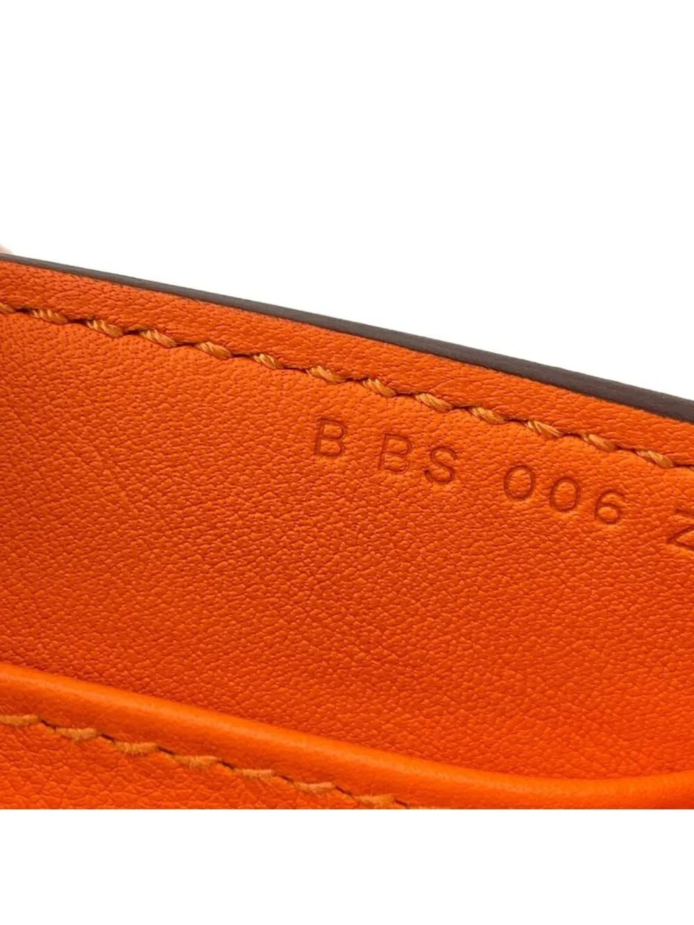 Hermes Shoulder Bag Geta Orange Minian Silver